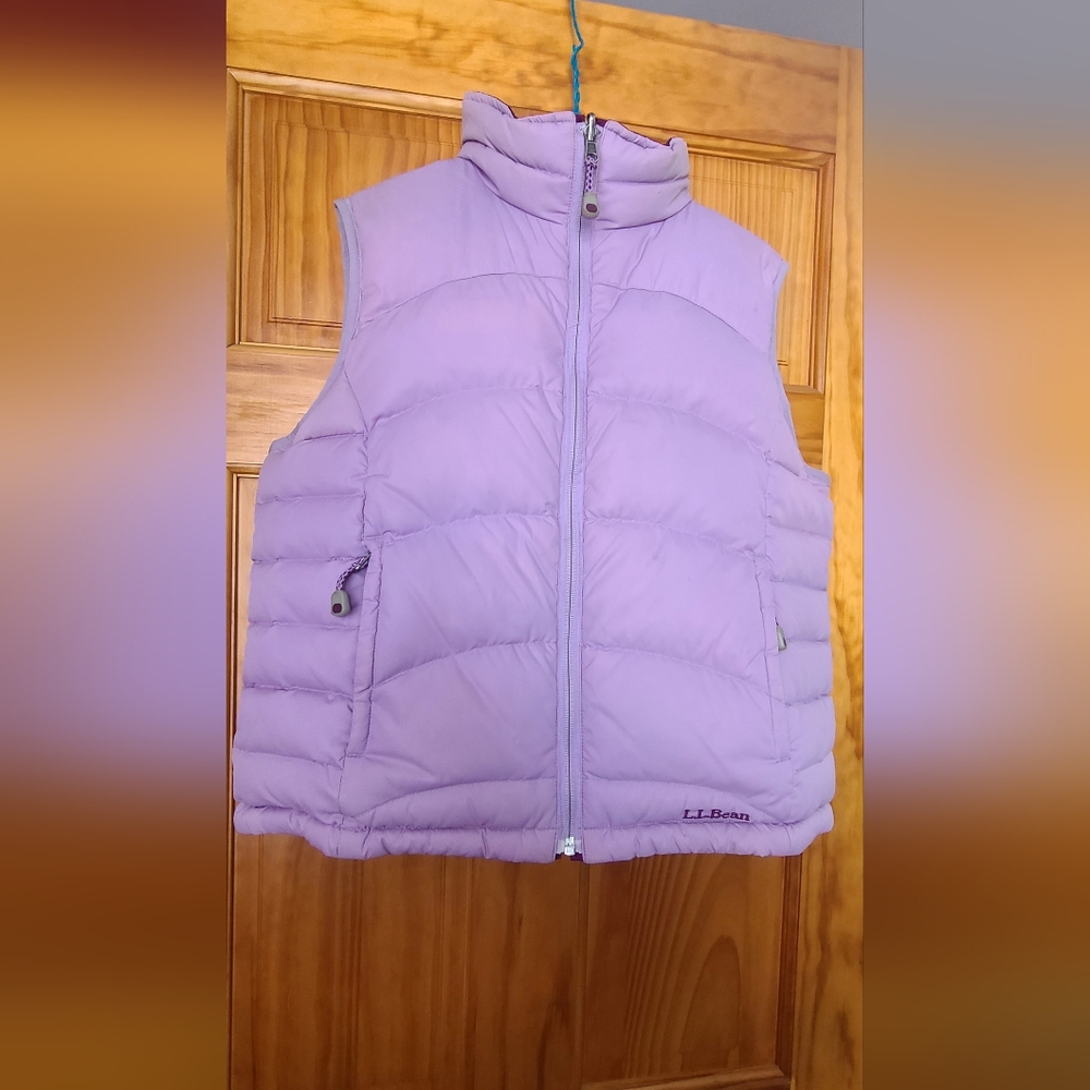 L.L. Bean  Purple Puffer Vest